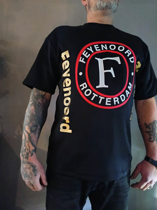 feyenoord op een supima katoenen shirt