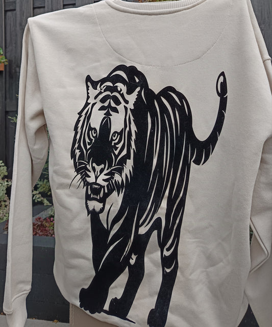 Mooie trui met tijger print